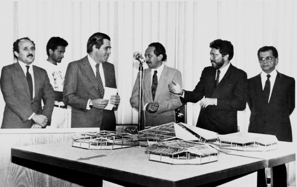 A sede do Inep na Universidade de Brasília - 1988